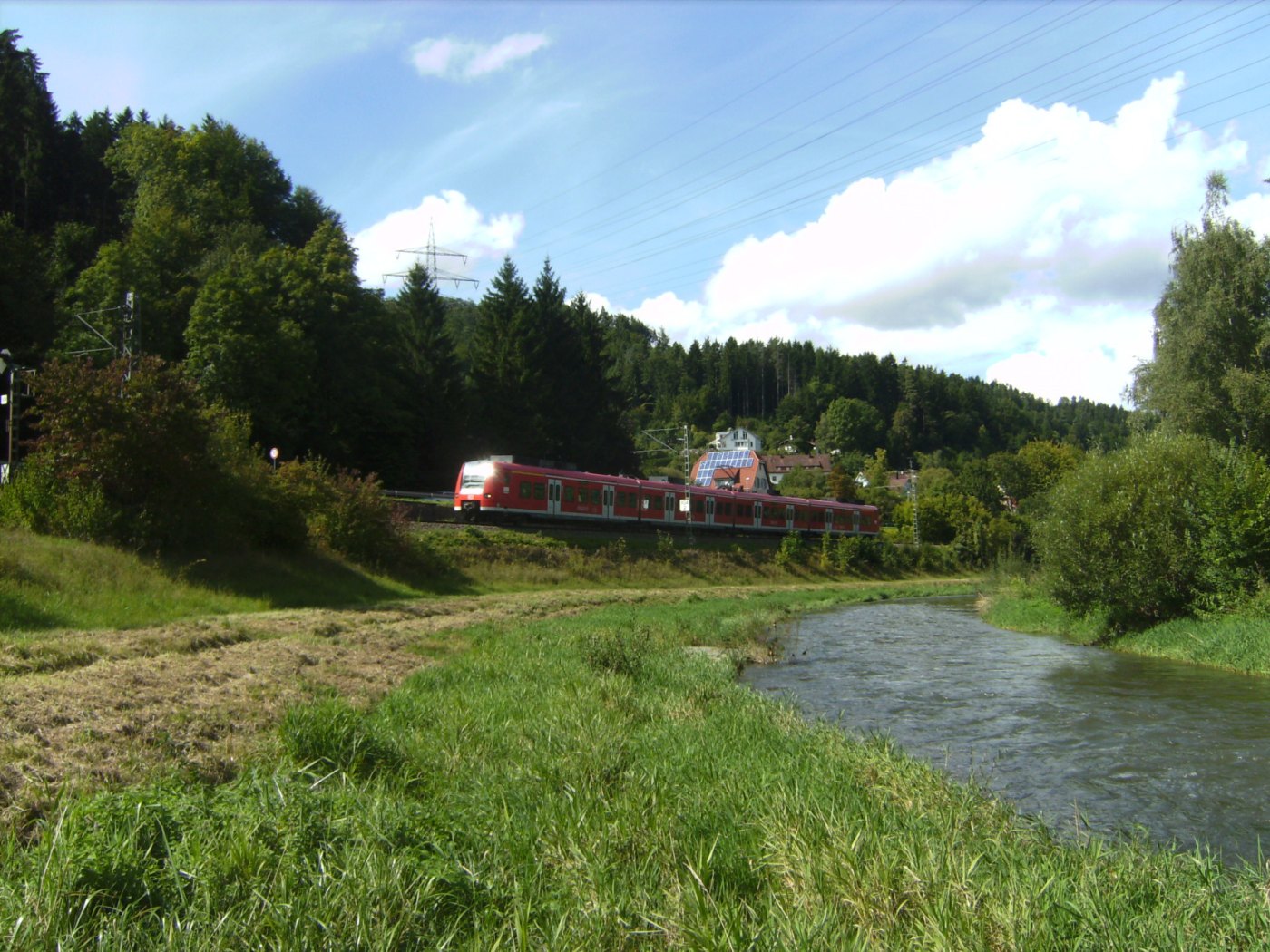 Regionalexpress der Baureihe 425 auf der Gäubahn