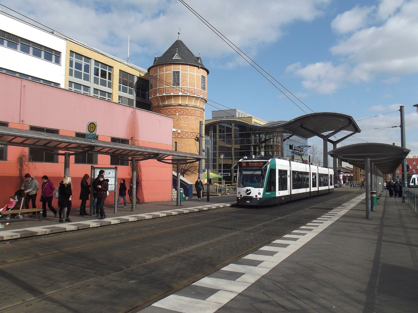 Potsdam station and tram I