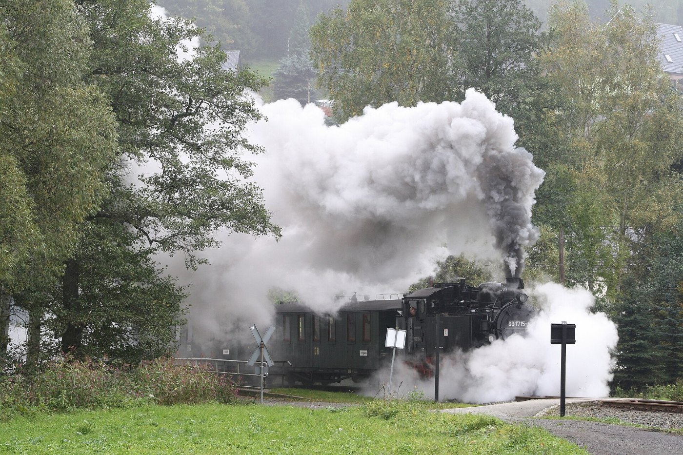 Auf der Pressnitztalbahn Jöhstadt Steinbach.Deutschland. 1 origWI