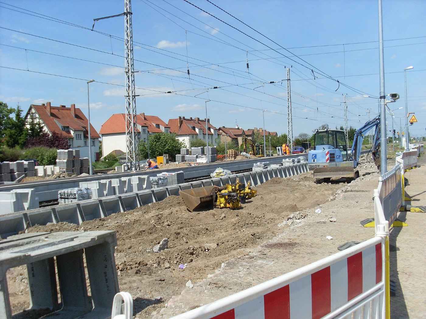 Bahnhof Prenzlau Baustelle1