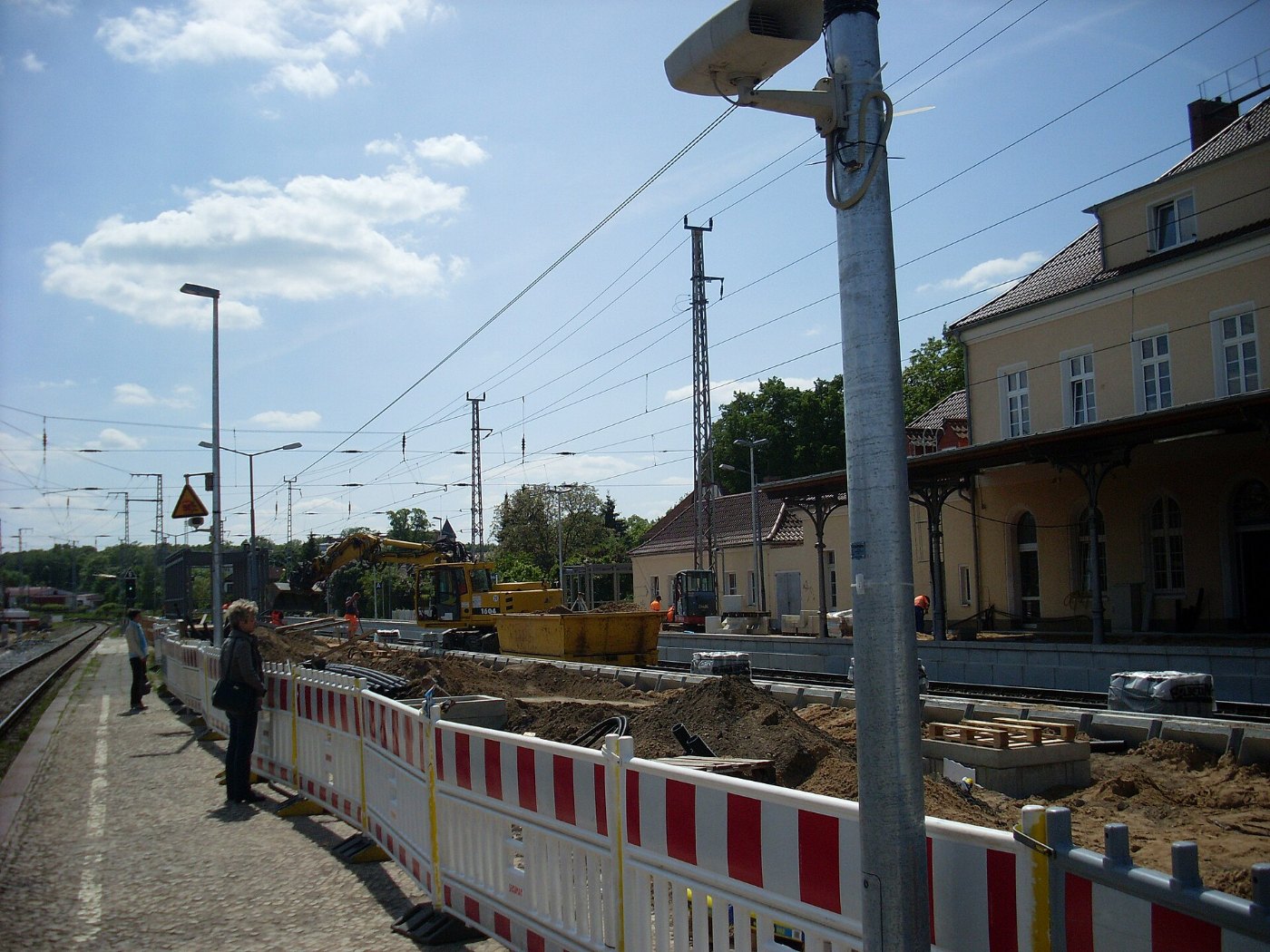 Bahnhof Prenzlau Baustelle3