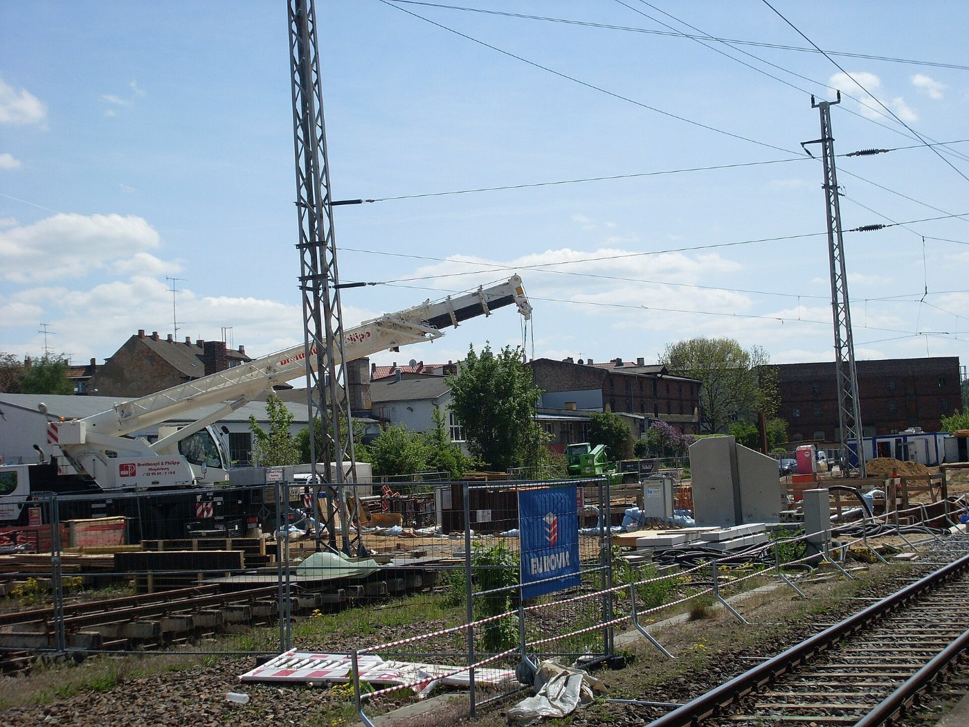 Bahnhof Prenzlau Baustelle4