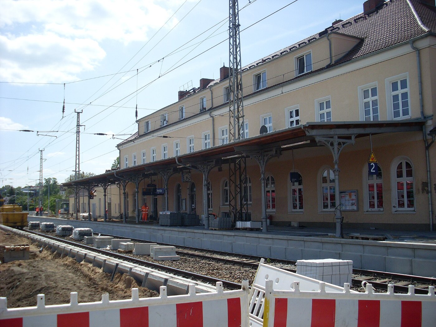 Bahnhof Prenzlau Baustelle8