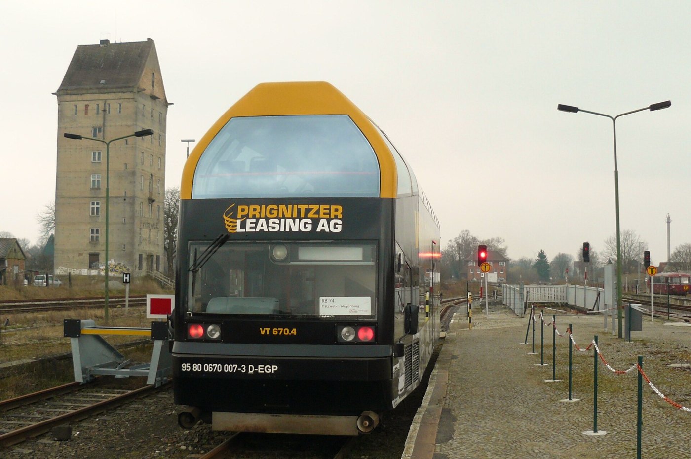 Bahnhof Pritzwalk (VT 670.4 (3)