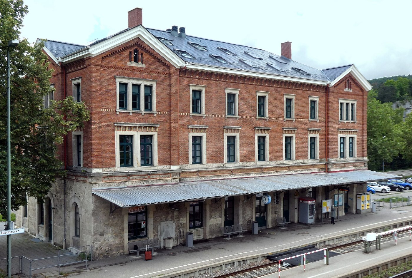 Blaubeuren, Bahnhof v SW, 2