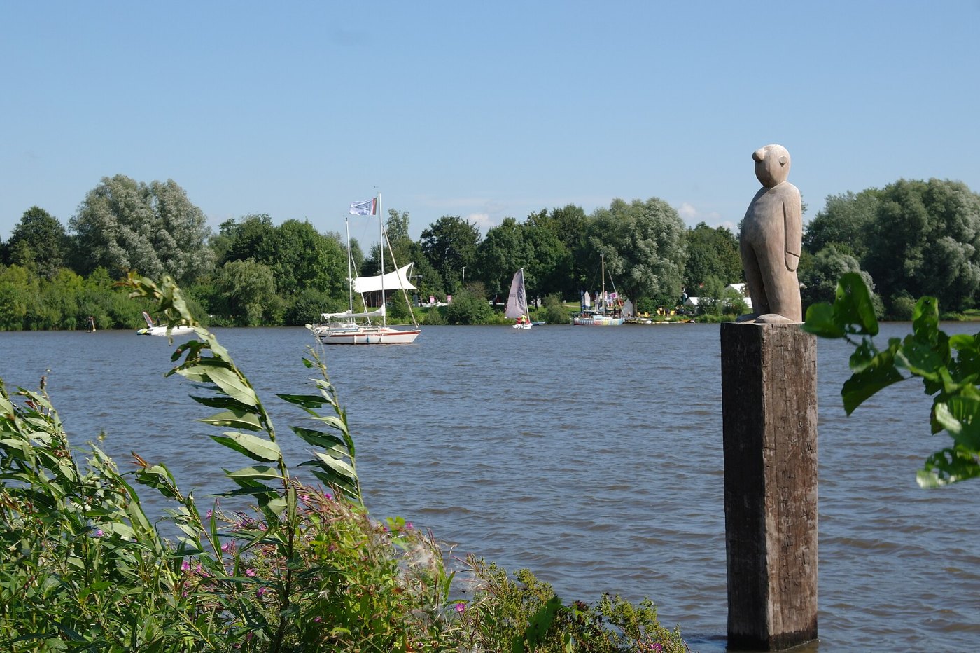 Vörder See mit Seemann