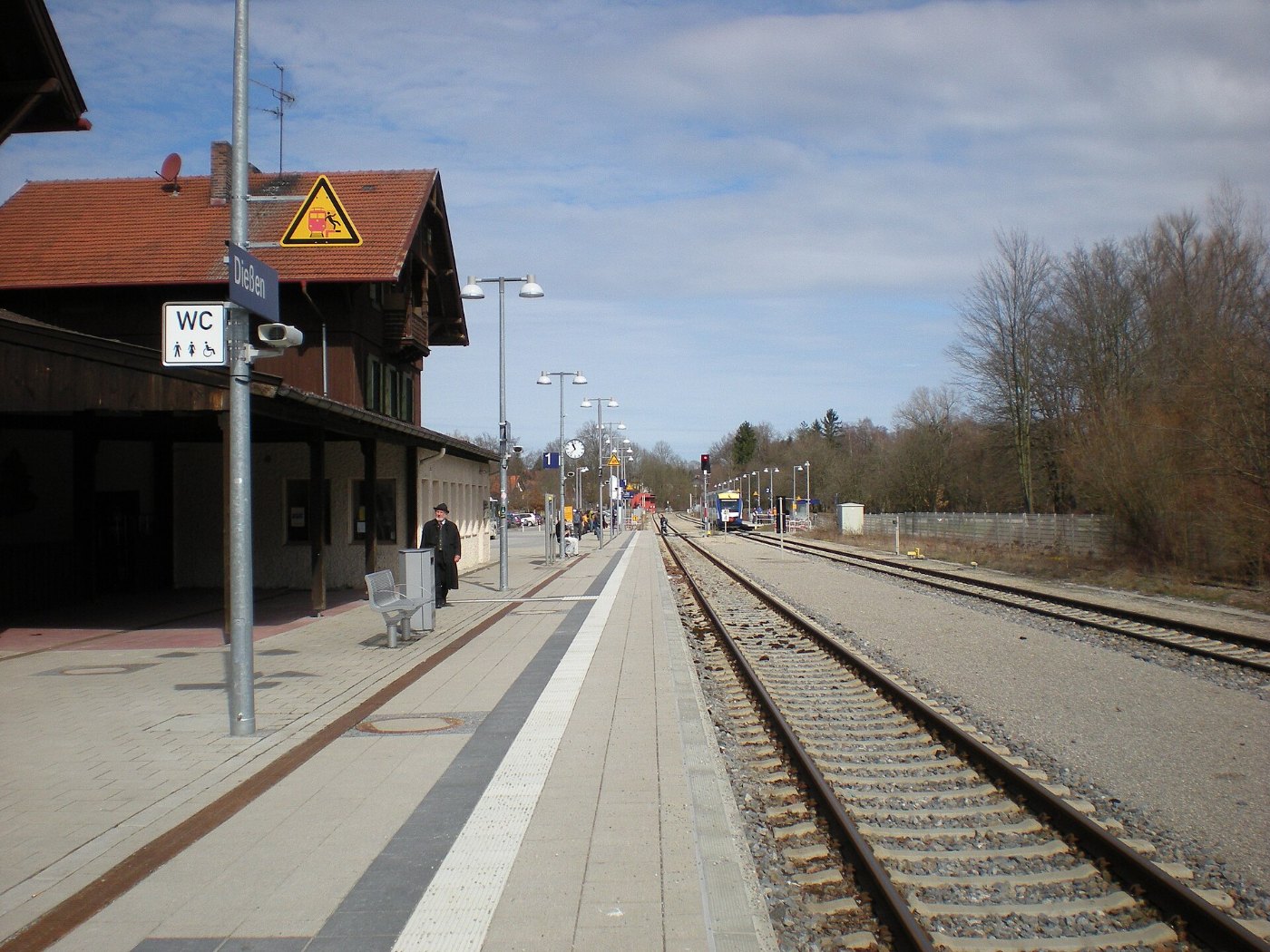 Bahnhof Dießen Hausbahnsteig
