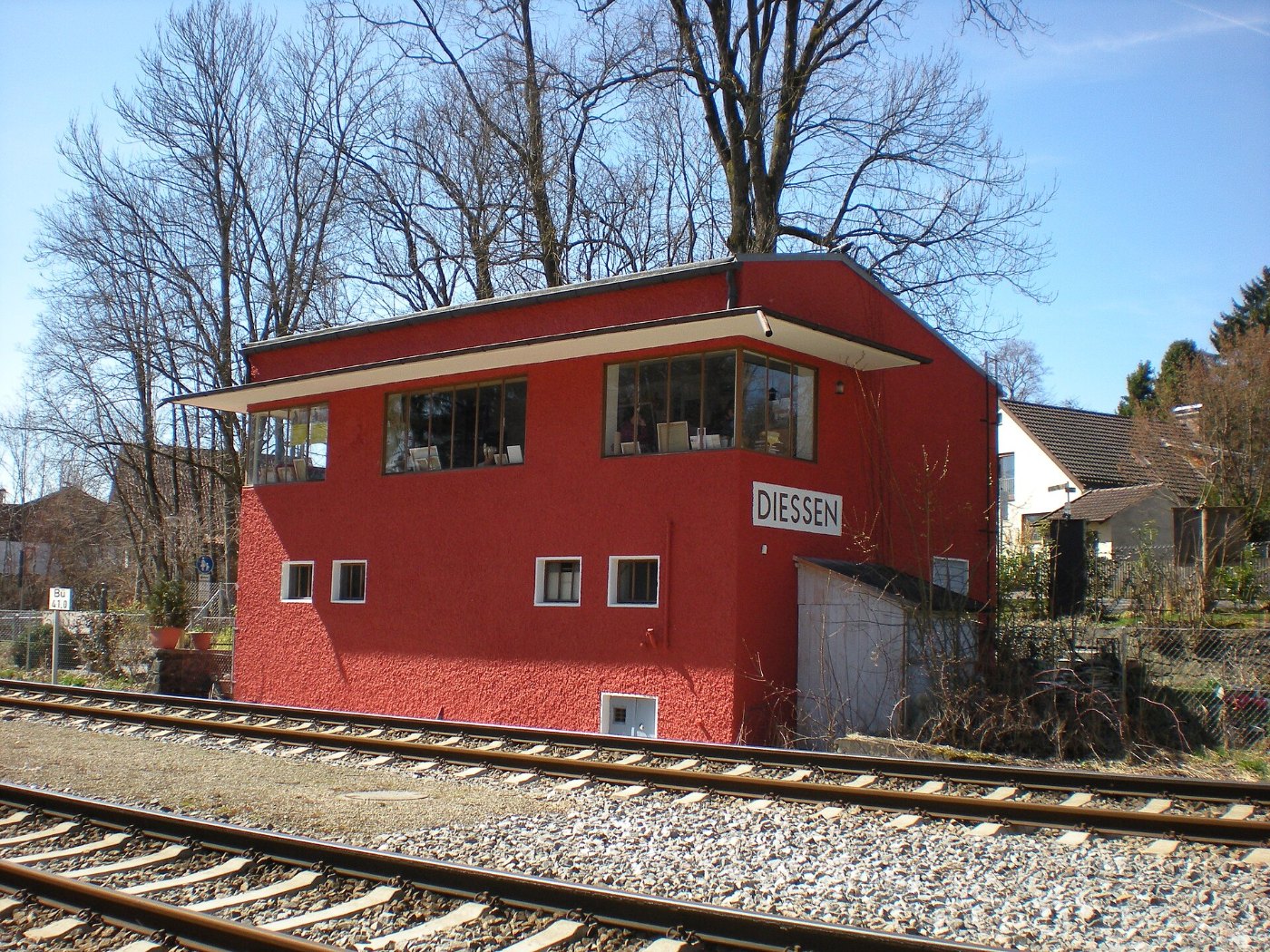Bahnhof Dießen Stellwerk