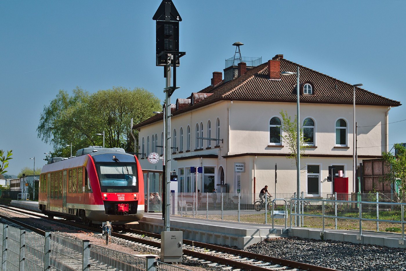 Bahnhof Einbeck Mitte mit 640 022