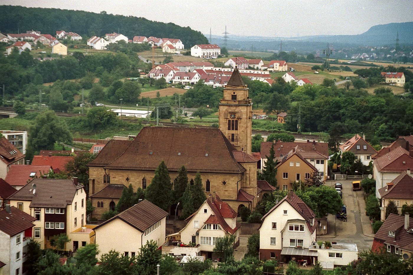 Mühlacker Herz Jesu Kirche Ostseite 2005 07 22