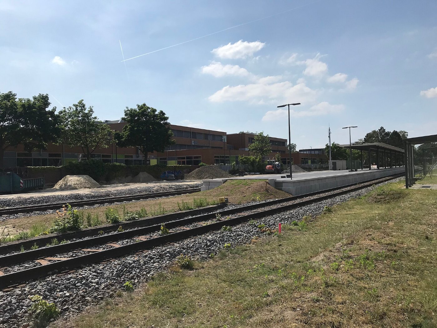Mittelbahnsteig Bahnhof Nordhorn May 2019