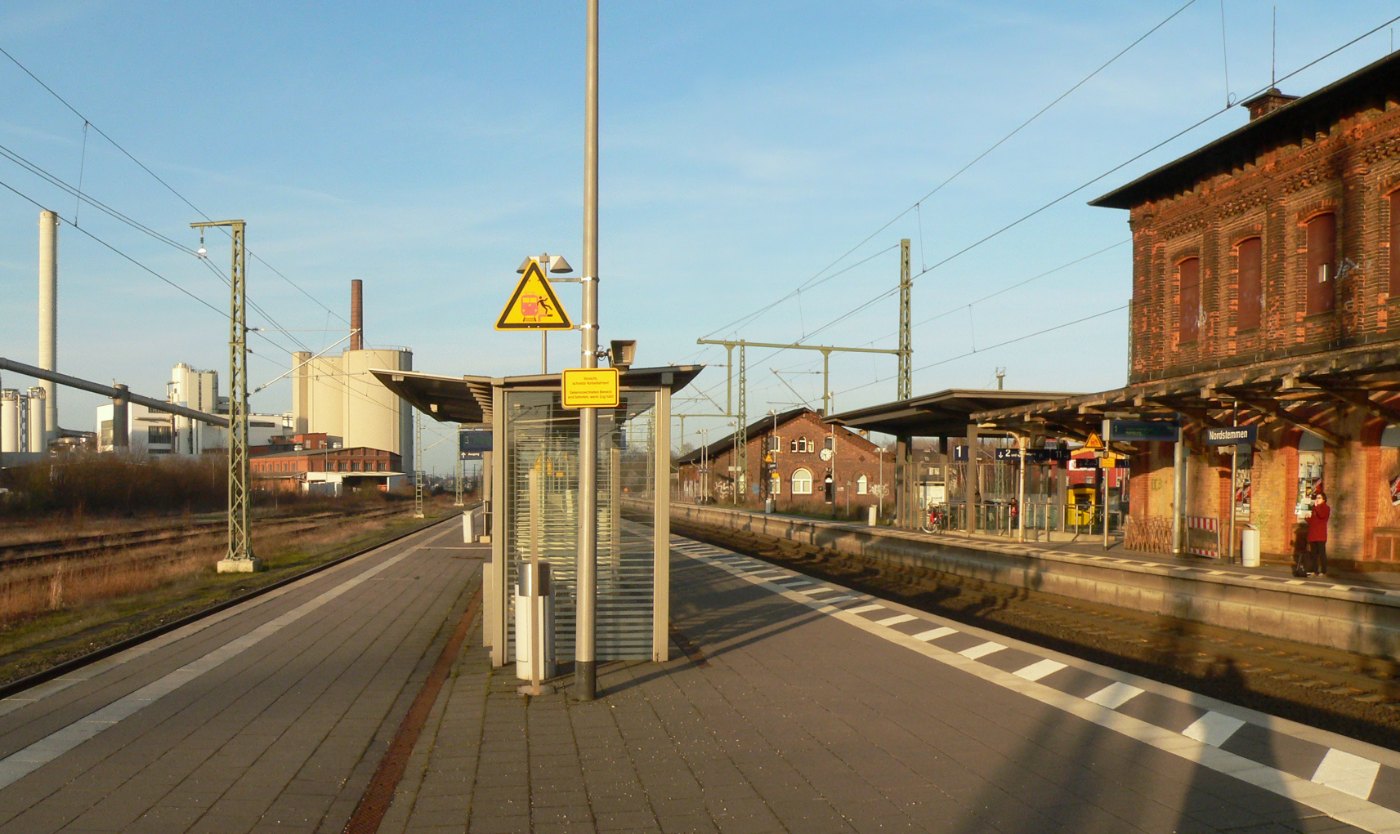 Bahnhof Nordstemmen Gleisbereich