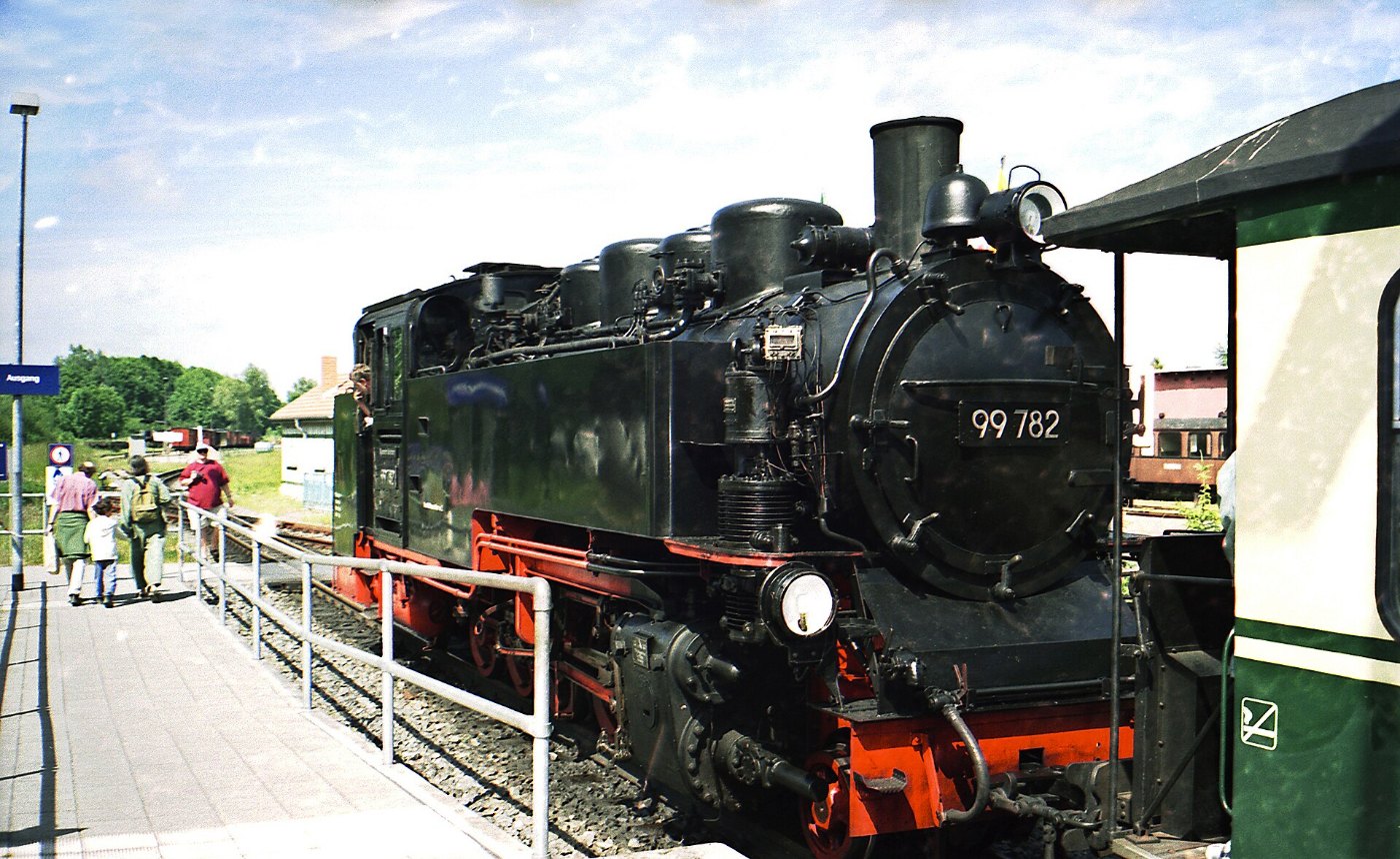 NR Putbus (Rügen) Dampflok 99 782 der RüKB