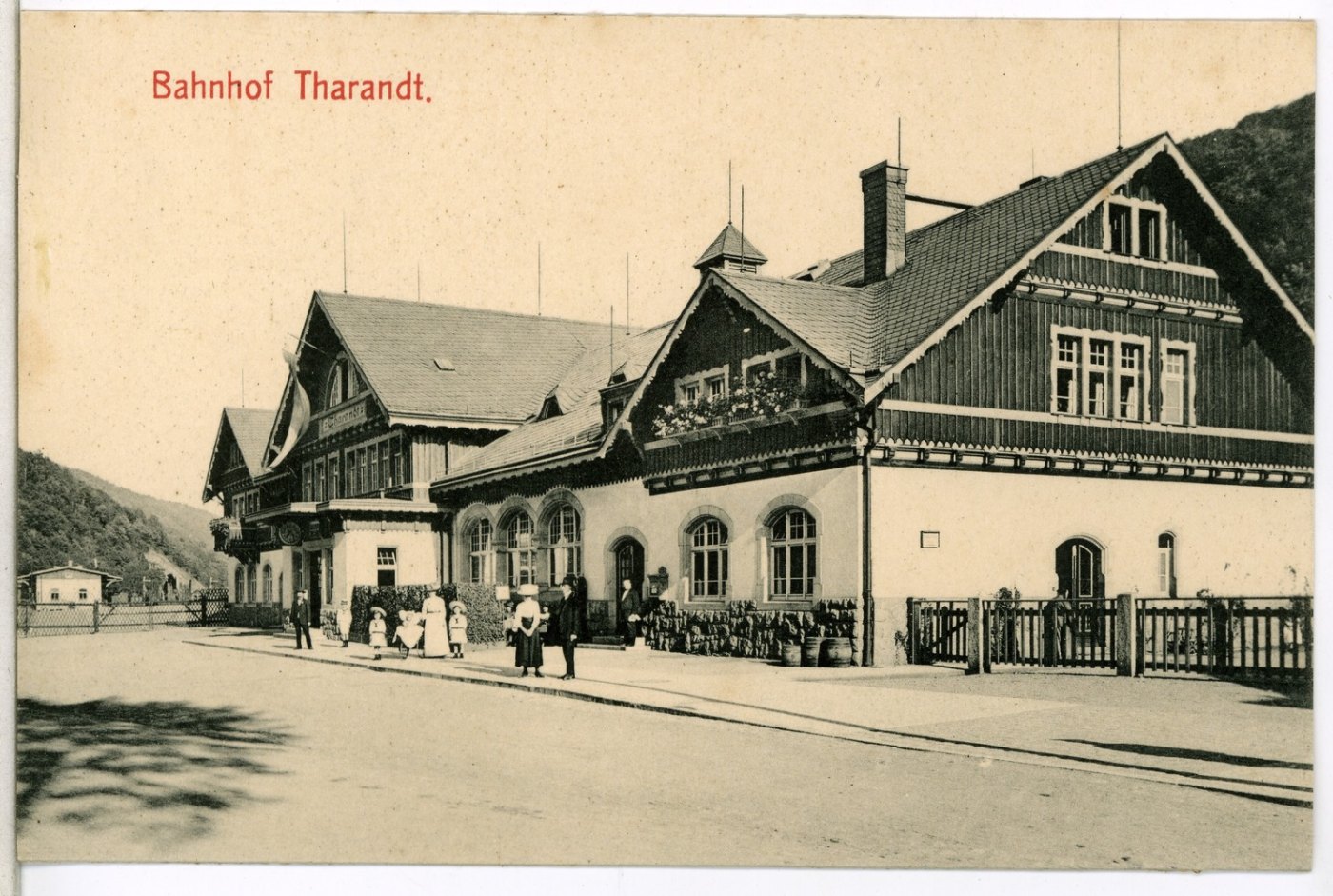 13011 Tharandt 1911 Bahnhof Brück & Sohn Kunstverlag