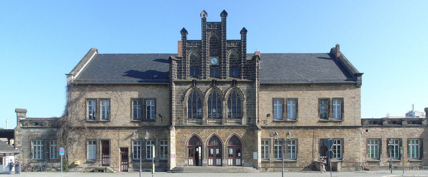 Bahnhof Quedlinburg 2009 Kleines Panorama