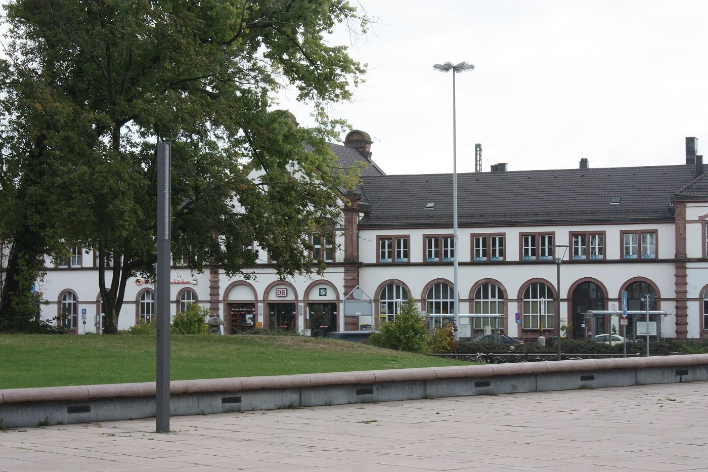Rastatt, das Bahnhofsgebäude