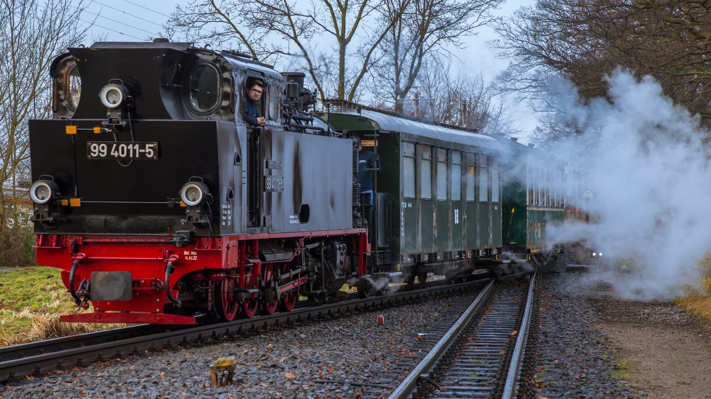 Die Dampflok des Rasenden Roland