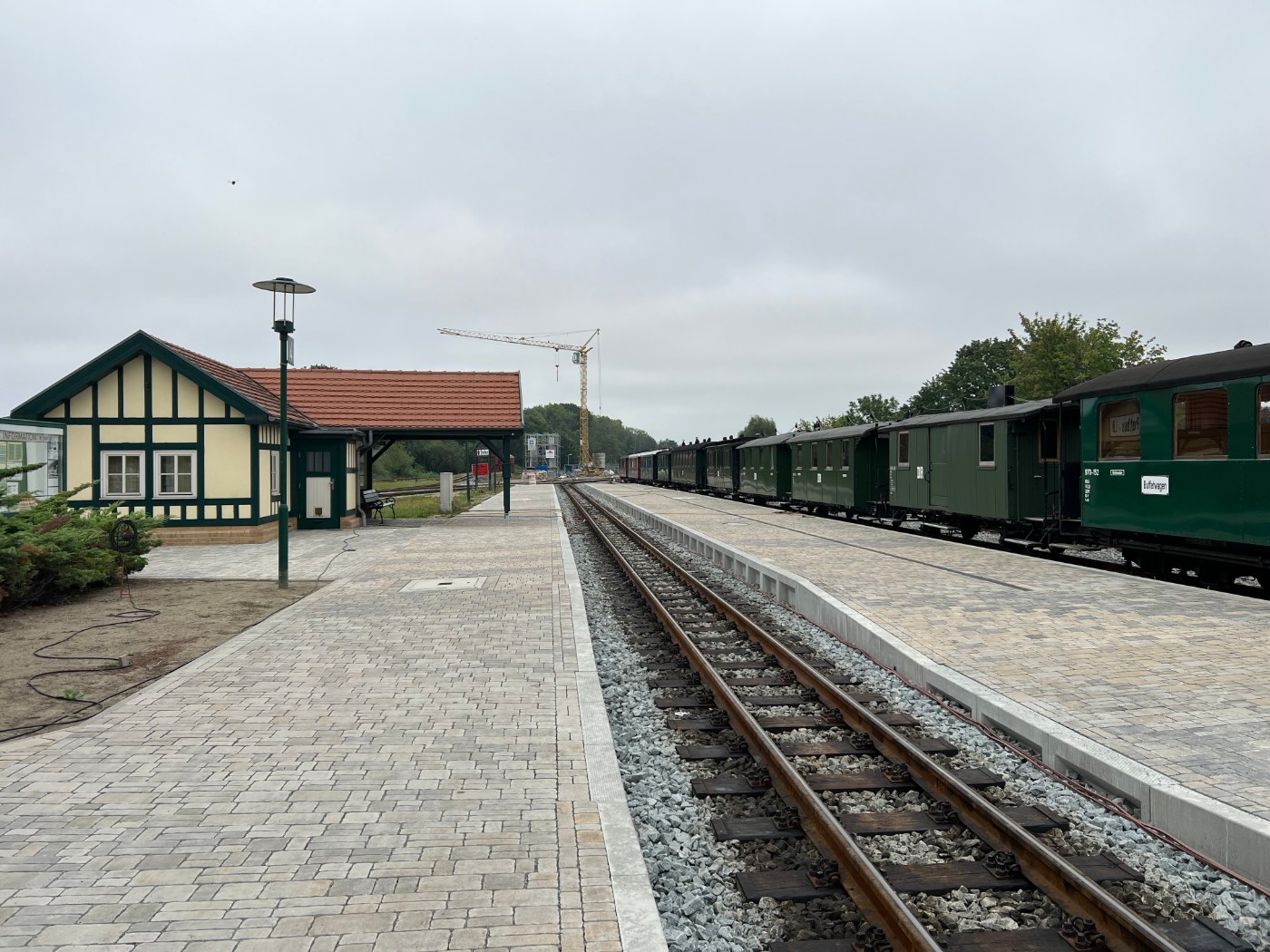 Bahnhof Putbus, Ausgangspunkt des Rasenden Roland