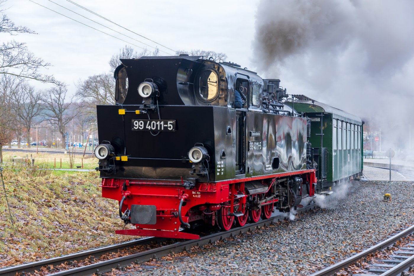Dampfzug Rasender Roland bei Sellin