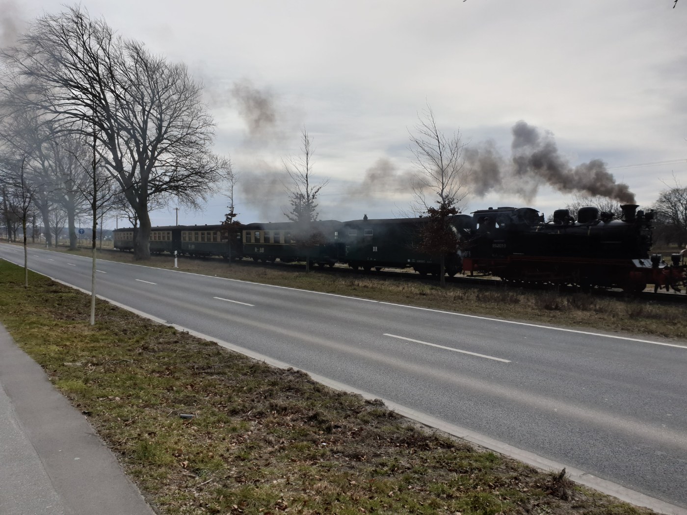Rasender Roland zwischen Baabe und Sellin