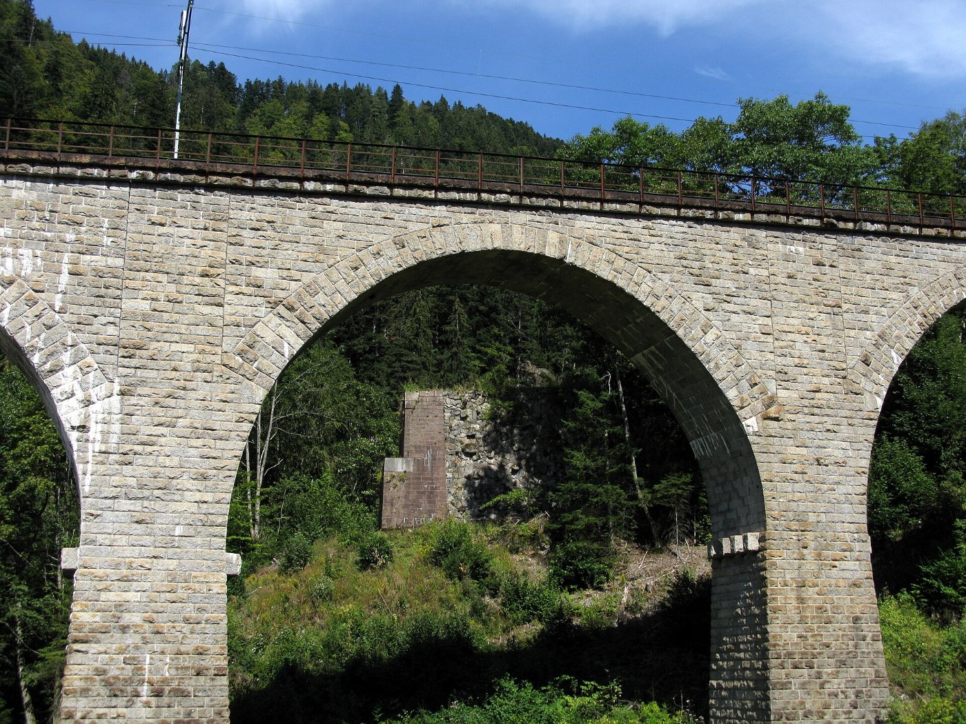 Ravennabrücke mit altem Widerlager