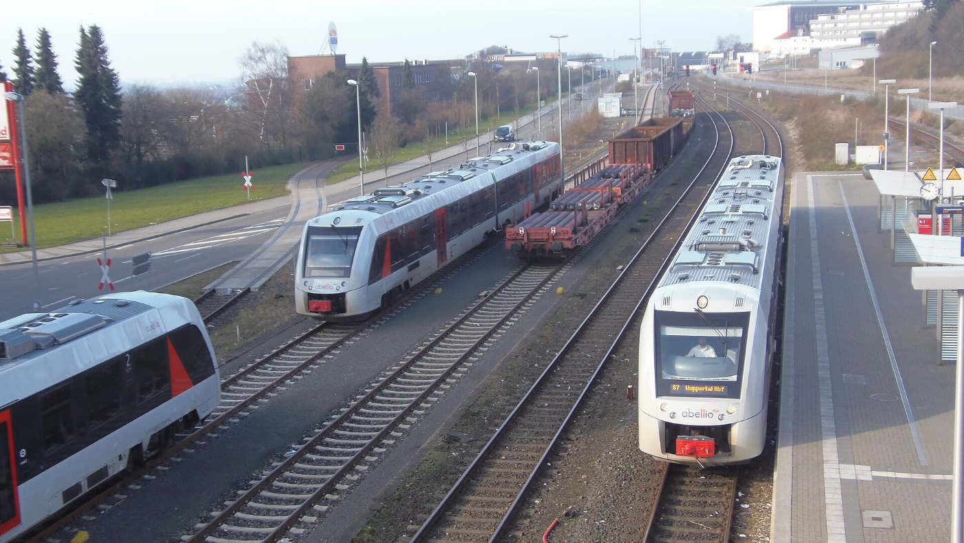 Gleise Remscheid Hbf
