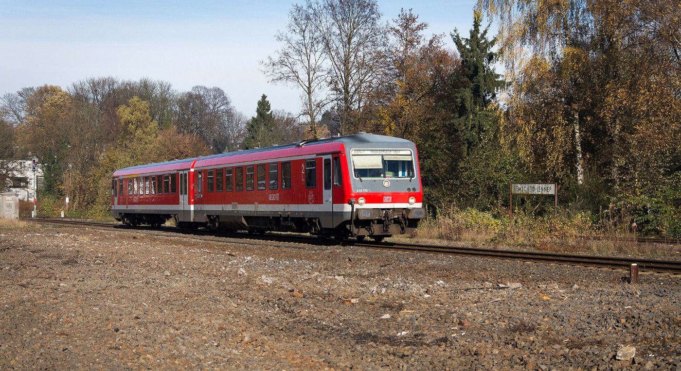 Remscheid Lennep RB47 628 510 naar Remscheid Hbf ()