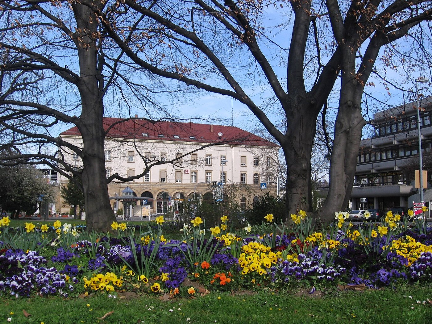 Reutlingen, Germany, train station exterior