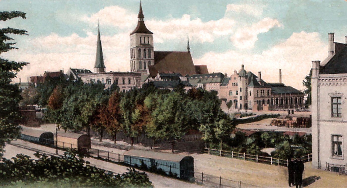 Rostock Friedrich Franz Bahnhof 1906