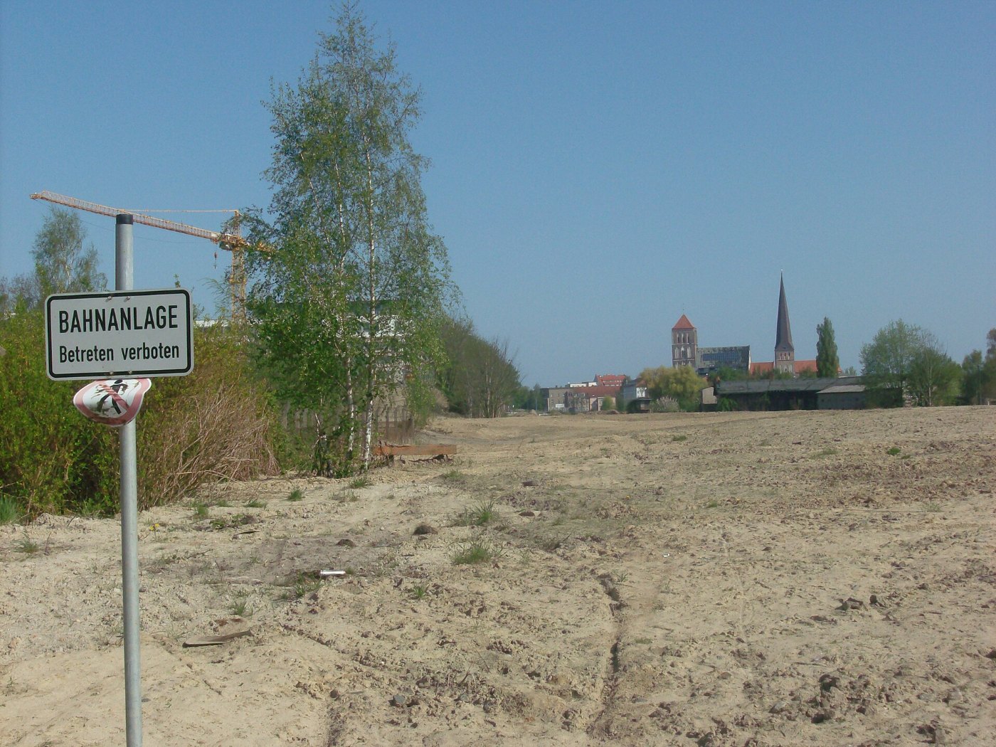 Rostock Friedrich Franz Bahnhof Strecke