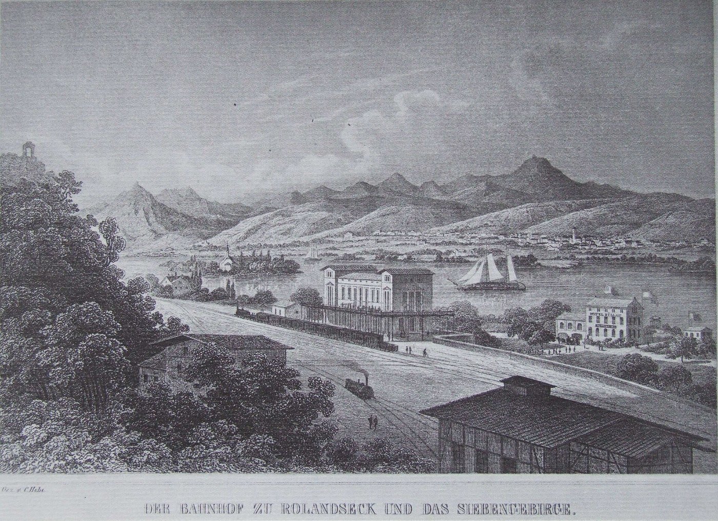 Bahnhof Rolandseck 1857