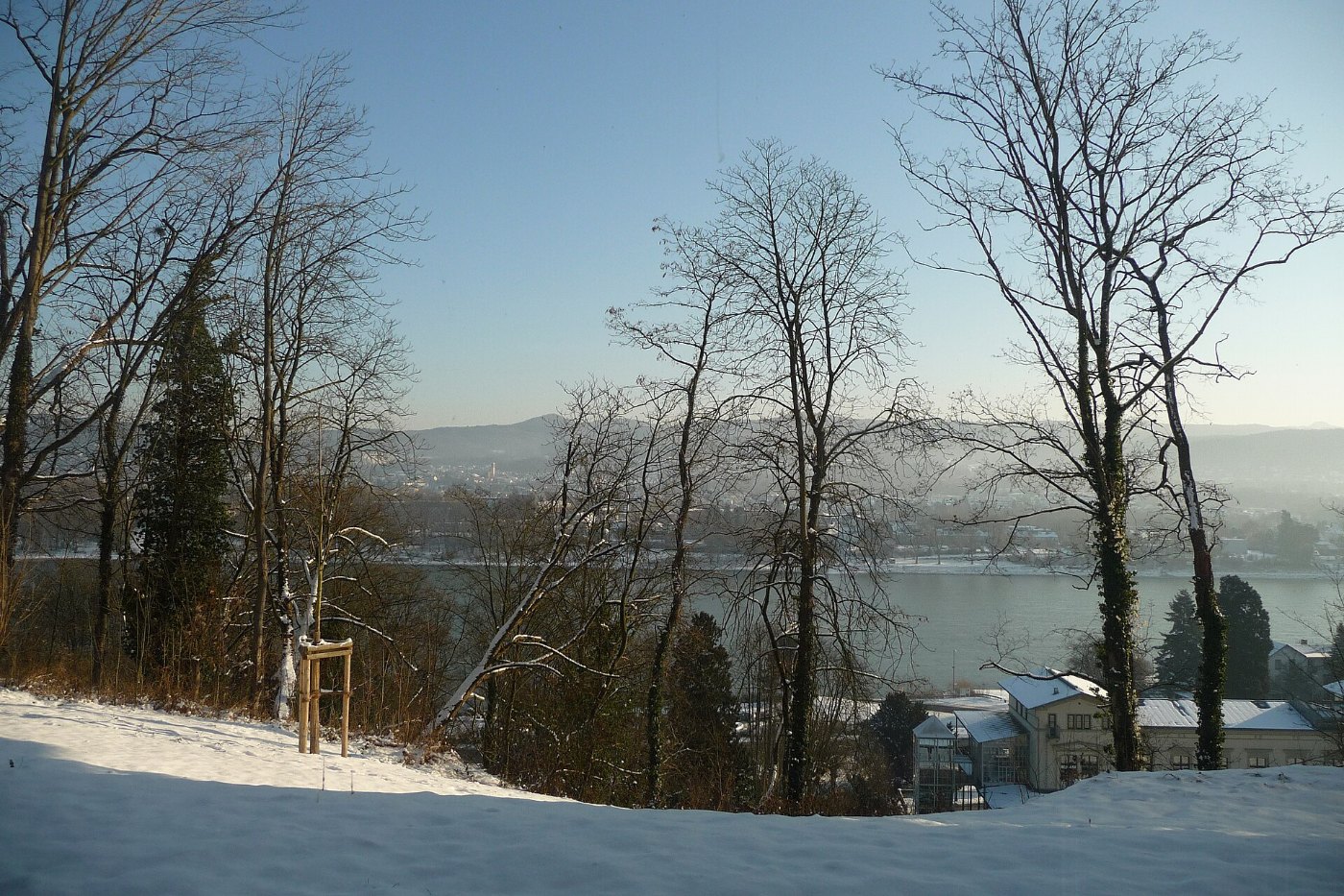 Bahnhof Rolandseck Winter 1