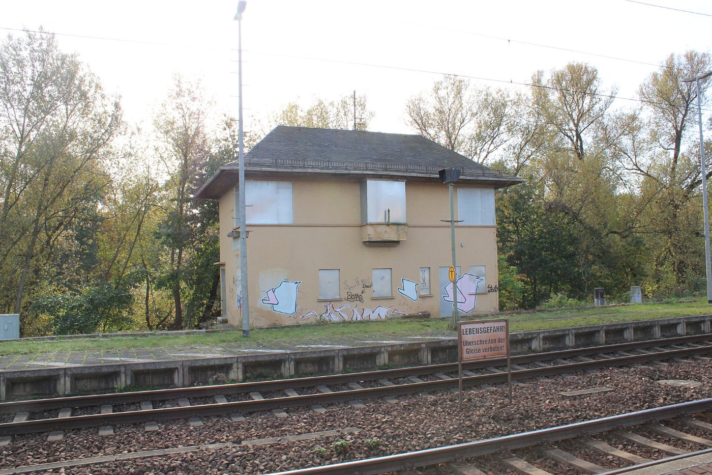 Bf Rudolstadt, Stellwerk