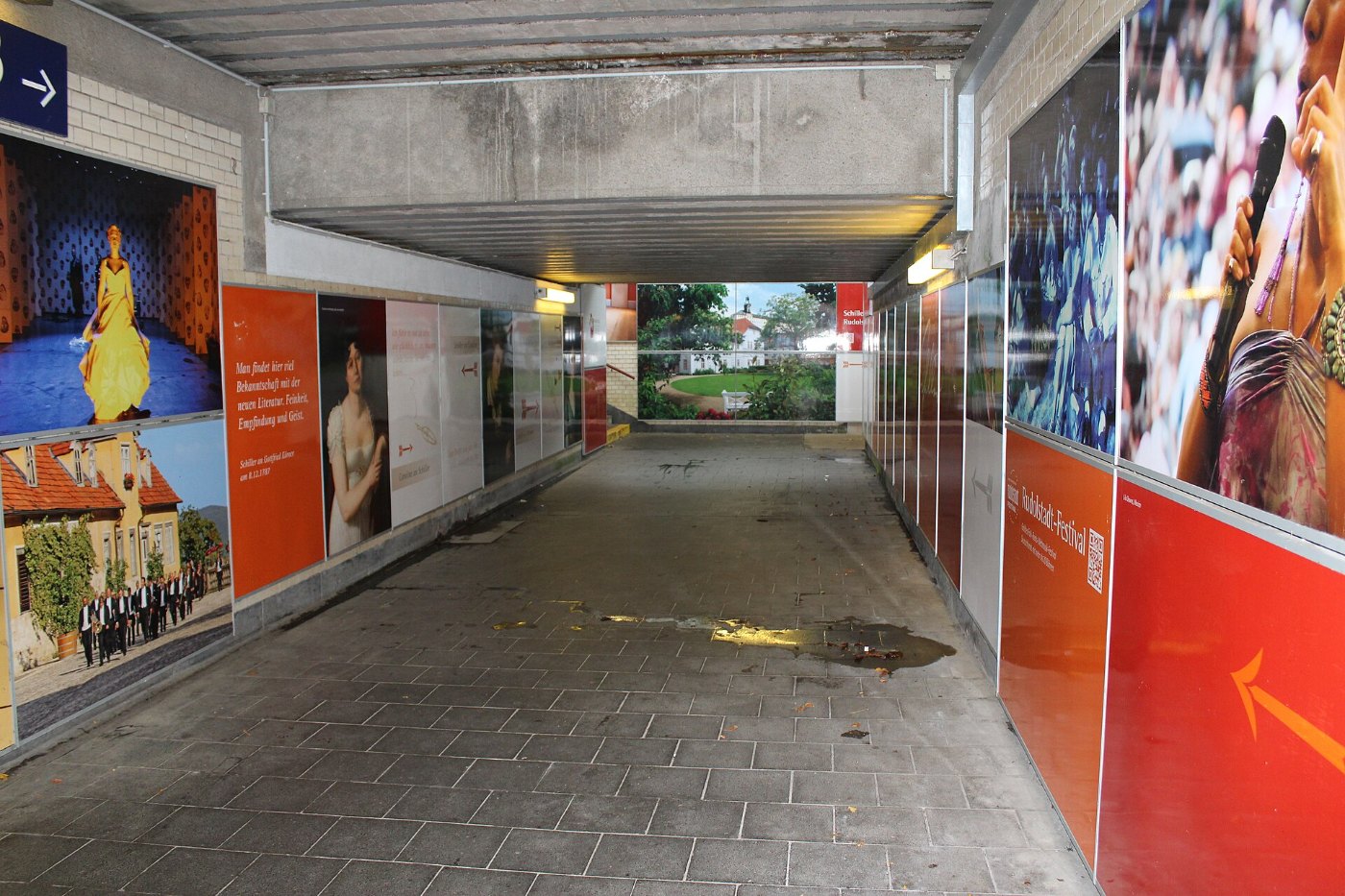 Bf Rudolstadt, Unterführung