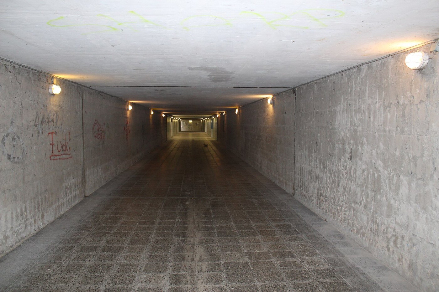 Bf Rudolstadt Schwarza, Unterführung