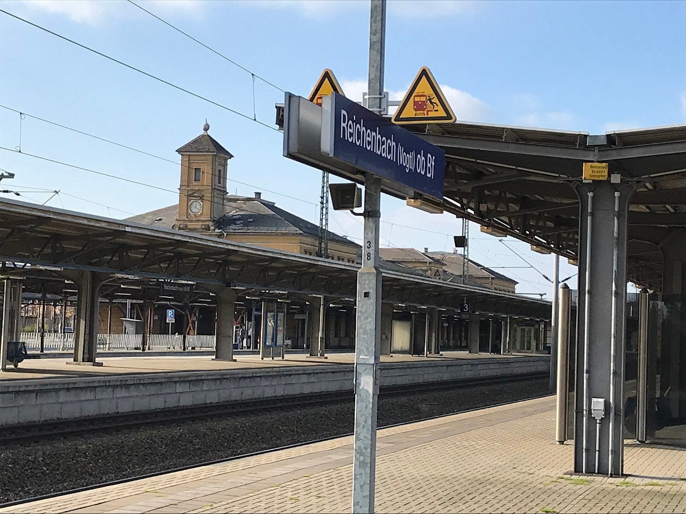 Oberer Bahnhof Reichenbach( Vogtl) Gleisseite
