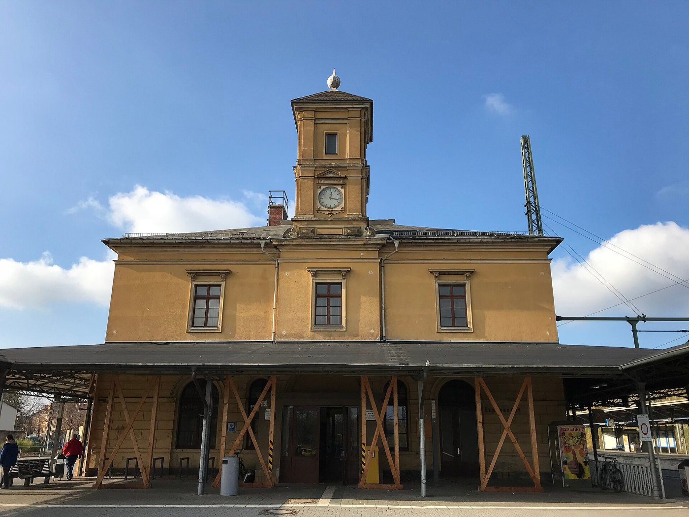 Reichenbach (Vogtl) ob Bf Empfangsgebäude Seitenansicht