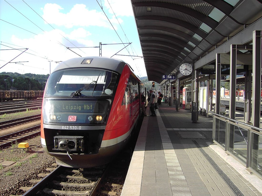Bahnhof Saalfeld 1597