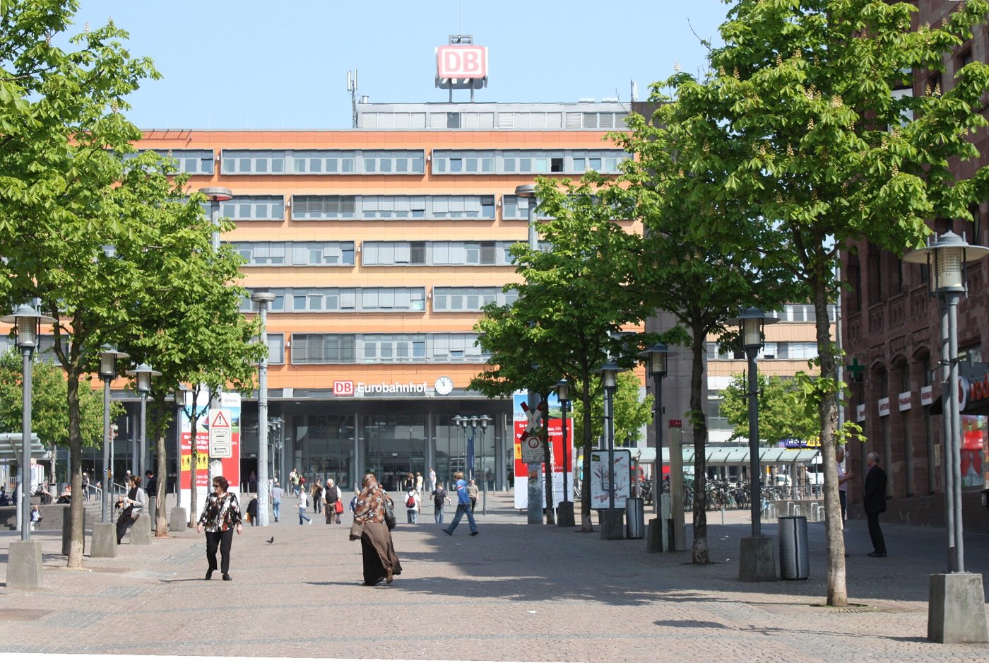 Saarbrücken, the main railway station