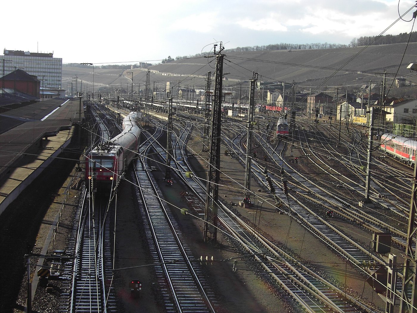 Gleisvorfeld Wuerzburg Hbf