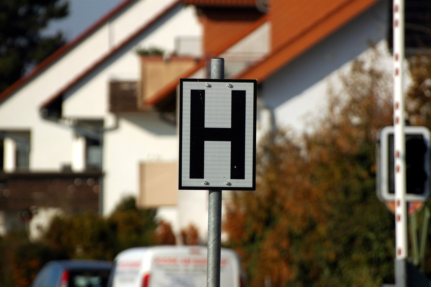 Edingen Straßenbahnsignal Sh 7 Haltetafel 2019 01 21 14 15 35