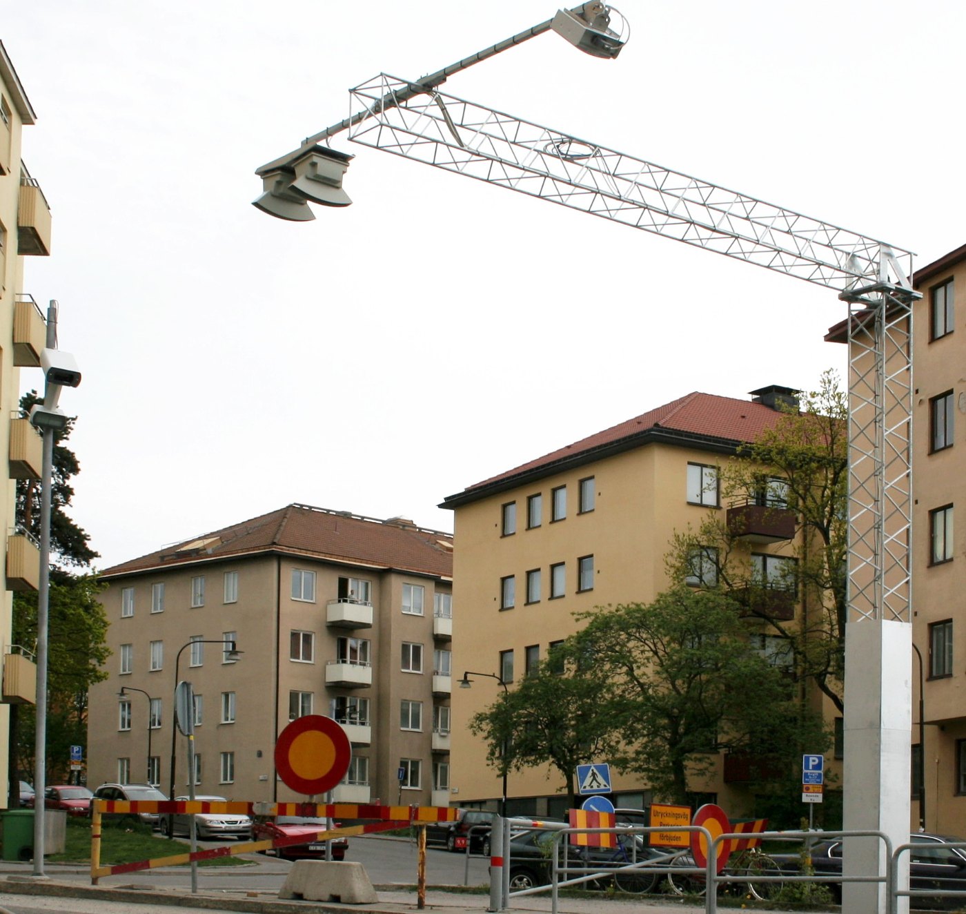Automatic tollstation at Lilla Essingen Stockholm
