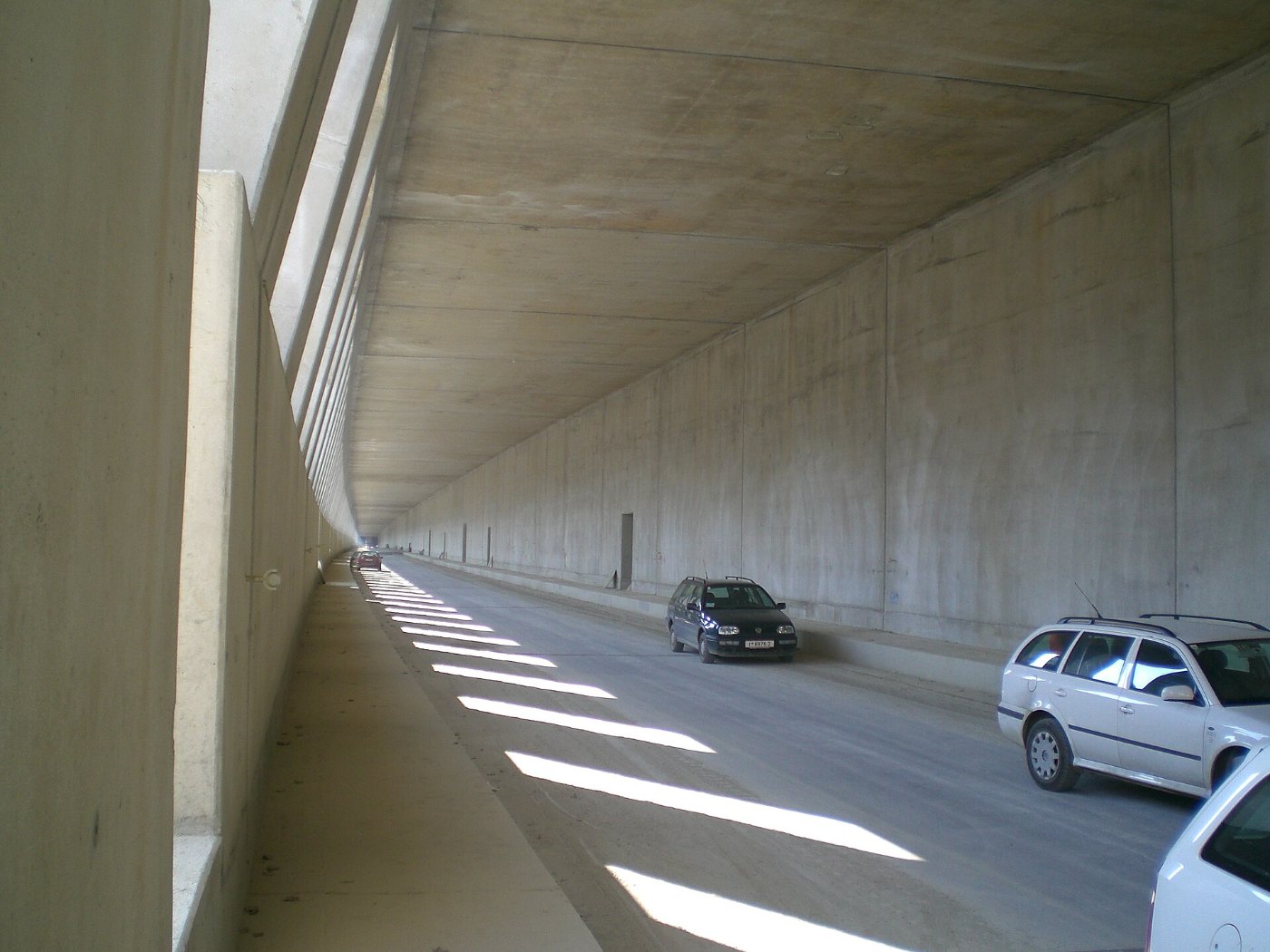Unterinntalbahn, Galerie Terfens, Rohbau