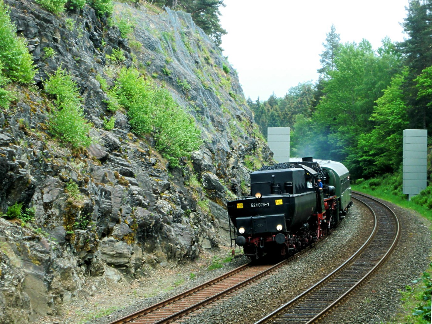 Die Steilstrecke der Schiefen Ebene