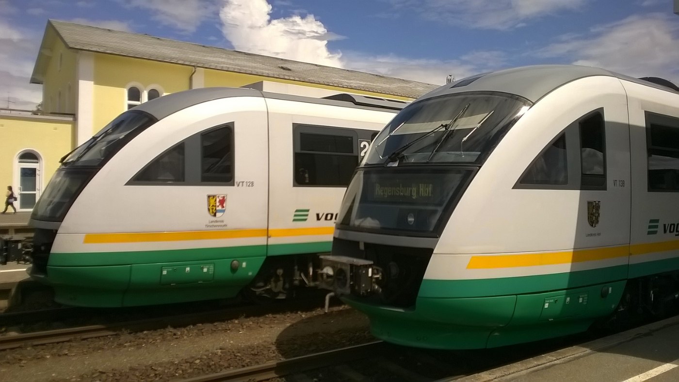 Vogtlandbahn Desiros in Schwandorf