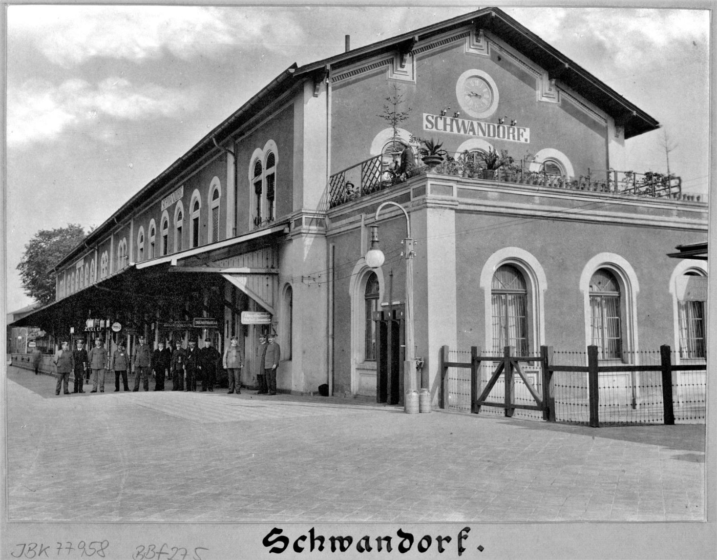 Photo Schwandorf Bahnhof 1902