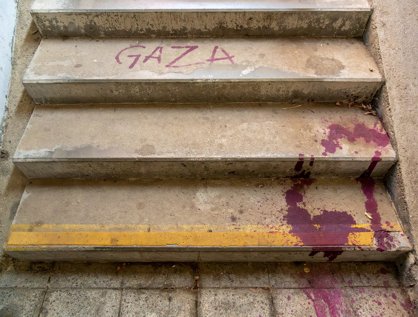 Schweinfurt Stadt Bahnhof Gaza Graffiti RM