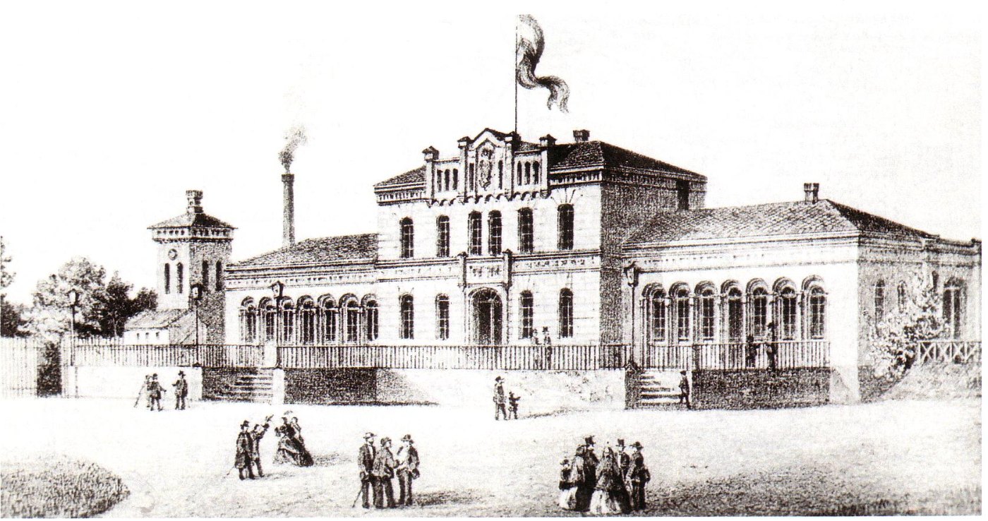 Schwerin Bahnhof 1847