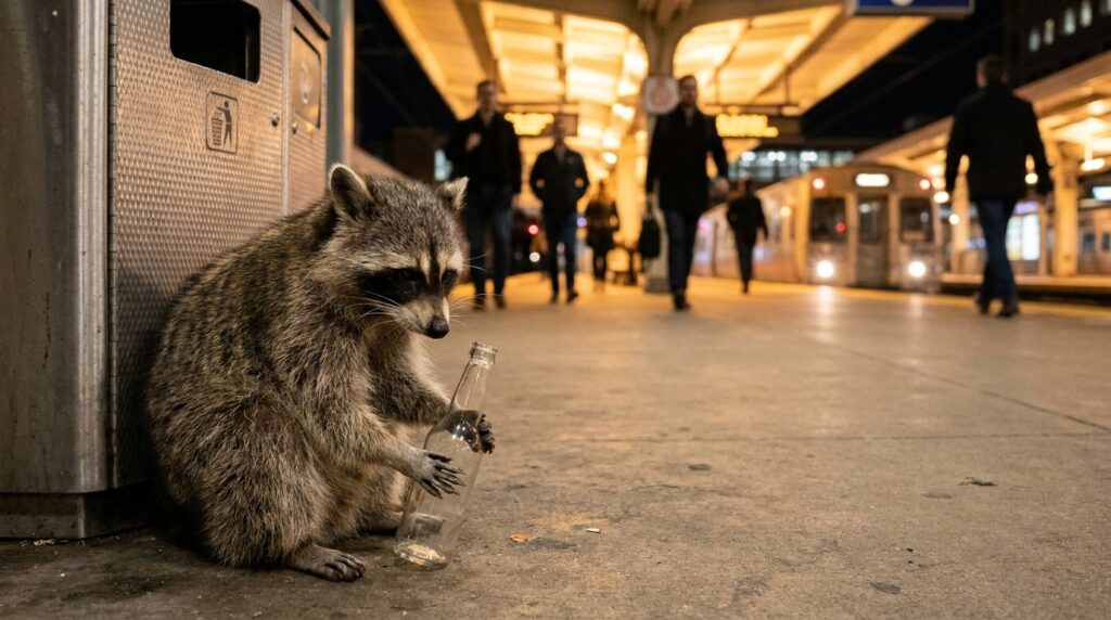 Am Bahnhof wartet man die Verspätung jetzt nüchtern ab