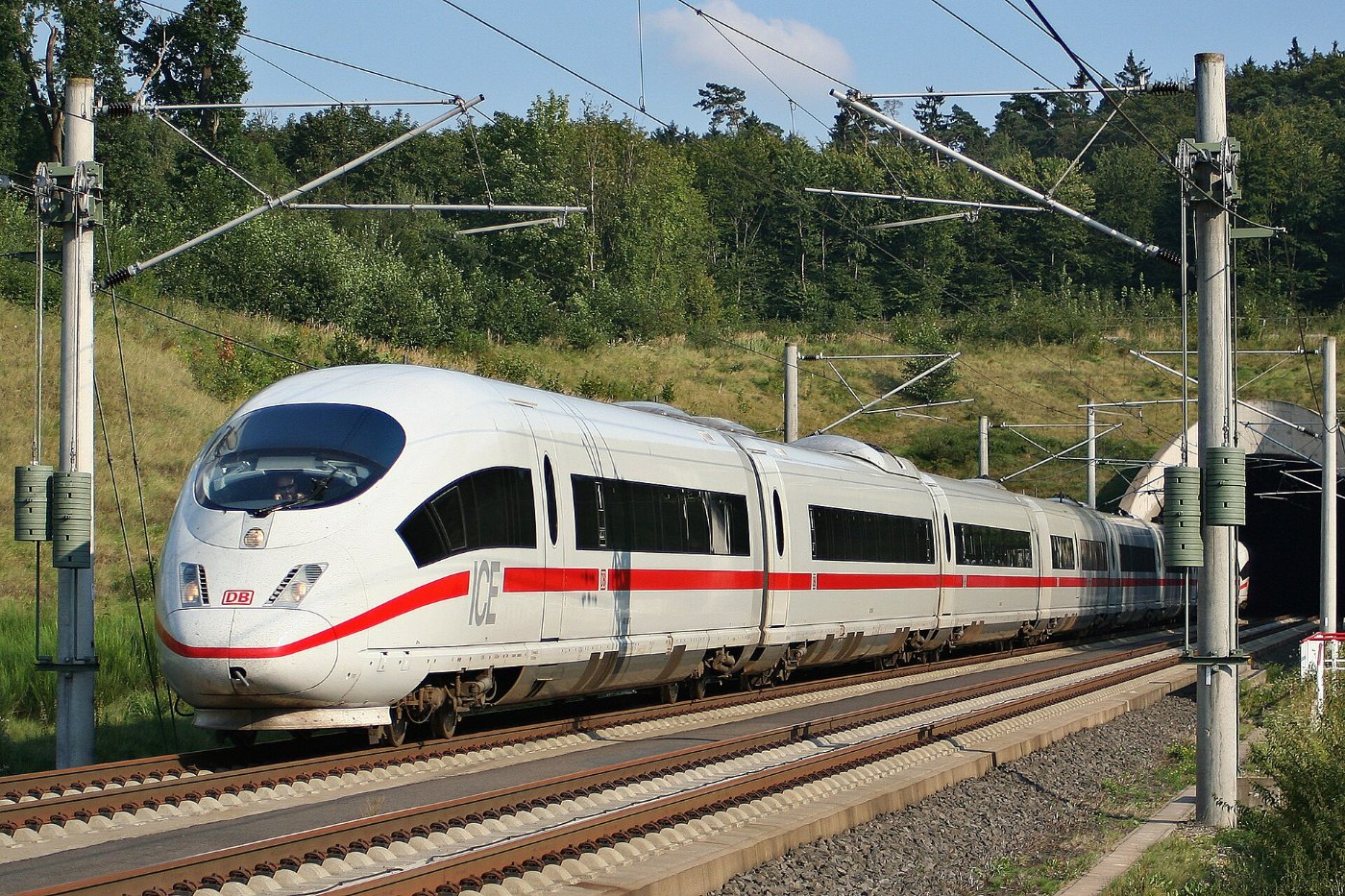 ICE 3 Oberhaider Wald Tunnel